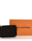 Vernis Monogram Mini Pochette Accessories Amarante