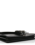 Pebbled Calfskin Small Dionysus Shoulder Bag Black