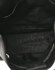 Vitello Daino Soft Hobo Messenger Bag Black