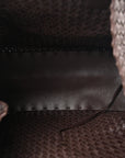 Nappa Intrecciato Medium Cabat Ebano