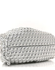 Metallic Fabric Bubble Wrap The Mini Pouch Silver