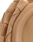 Nappa Maxi Intrecciato The Pouch Oversized Clutch Almond