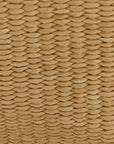 Raffia Linen Calfskin Rive Gauche Tote Naturale Black