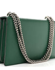 Dollar Calfskin Crystal Small Dionysus Shoulder Bag Emerald