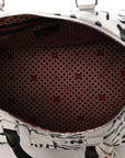 Cowhide Damier LV Dynasty Keepall Bandouliere 50 White Black