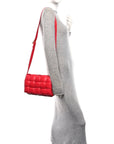 Nappa Maxi Intreccio Padded Cassette Crossbody Bag Firework