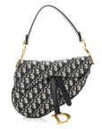 Oblique Saddle Bag Blue