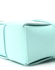 Grained Calfskin Maxi Intrecciato Mini Arco Tote Pale Blue