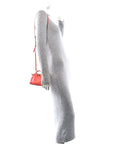 Shiny Nappa Micro Peekaboo Iconic Satchel Rosso Pimento