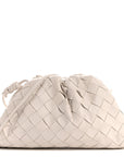 Nappa Intrecciato The Mini Pouch Chalk