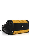Nappa Matelasse Top Handle Bag Black Soleil