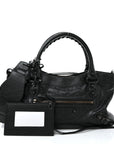 Agneau Arena Classic Hardware Le City First Bag Black