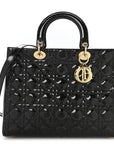 Patent Cannage Large Lady D1OR Black