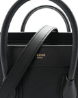 Smooth Calfskin Nano Luggage Black