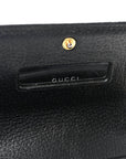 Dollar Calfskin Web Ophidia Wallet On Chain Black