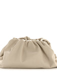 Smooth Butter Calf The Pouch Oversized Clutch Plaster