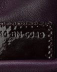 Patent Cannage Lady D1OR Chain Wallet Purple