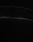 Soft Grained Calfskin Sangle Bucket Bag Black