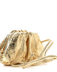 Metallic Crinkled Lambskin The Coin Purse Oro