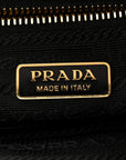 Re-Nylon Saffiano Pouch Black