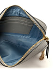 Dollar Calfskin Super Mini GG Marmont Chain Shoulder Bag Deep Grey