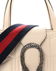 Cafskin Web Quilted Large Dionysus Tote Bag White