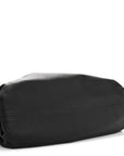 Smooth Butter Calf The Pouch Oversized Clutch Black