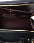 Caviar Quilted Large CC Filigree Vanity Case Black