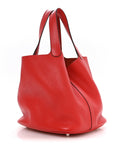 Taurillon Clemence Picotin Lock 22 MM Rouge Tomate