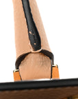 Grainy Calfskin Virtus Top Handle Tote Beige