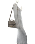 Silky Calfskin Small Ciao Ciao Limestone