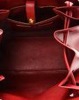 Supple Calfskin Medium Madrid Bag Dark Burgundy