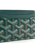 Goyardine Saint Sulpice Card Holder Green