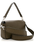 Cuoio Roma Sellerissima Nappa Sintetica Tape Stitch Baguette Wood