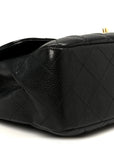 Caviar Quilted Jumbo Single Flap Black