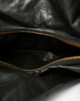 Calfskin Foulard Shoulder Bag Dark Green
