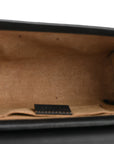GG Supreme Monogram Calfskin Small Padlock Shoulder Bag Beige Black Cuir