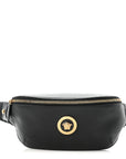 Grained Calfskin Vanitas Medea Belt Bag Black