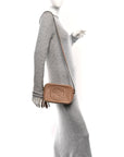 Pebbled Calfskin Small Soho Disco Bag Rose Beige