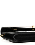 Caviar Quilted CC Turnlock Wallet On Chain WOC Black