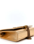 Metallic Calfskin Small Classic Monogram Kate Tassel Satchel Gold