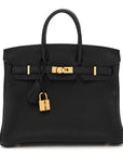 Togo Birkin 25 Black