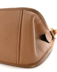 Vitello Daino Hobo Messenger Bag Caramel