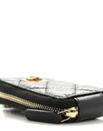 Aged Calfskin Quilted 2.55 Reissue Clutch With Chain Black