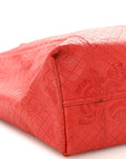 Nappa Intrecciomirage Butterfly Tote Red