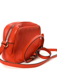 Pebbled Calfskin Small Soho Disco Bag Sun Orange