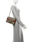 GG Supreme Monogram Small Dionysus Shoulder Bag Red