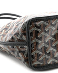 Goyardine Reversible Mini Anjou Black