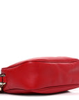 Pebbled Calfskin Small Soho Disco Bag Tabasco Red