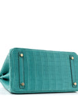 Matte Alligator Birkin 30 Bleu Paon